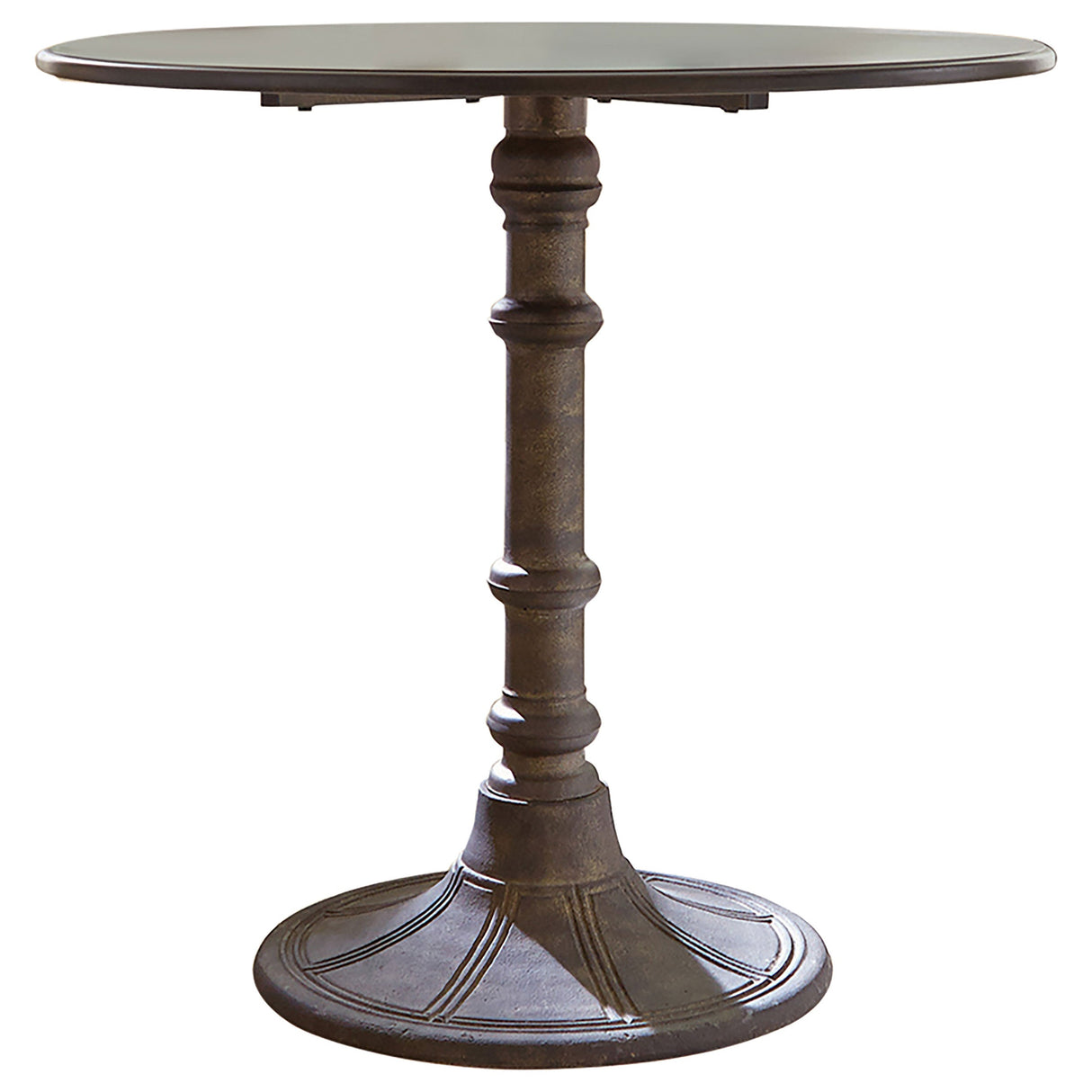 Oswego Round Bistro Dining Table Bronze