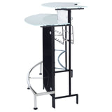 Keystone Glass Top Bar Unit Black