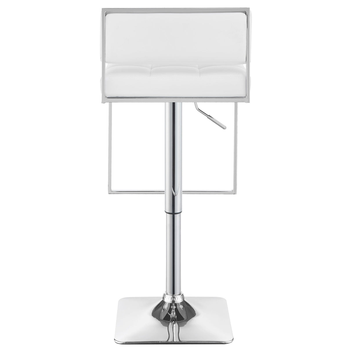 Alameda Adjustable Bar Stool Chrome and Grey