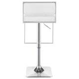 Alameda Adjustable Bar Stool Chrome and Grey