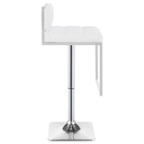 Alameda Adjustable Bar Stool Chrome and Grey