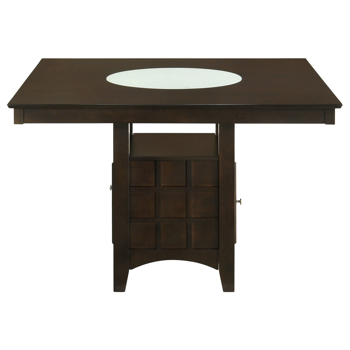 Gabriel Square Counter Height Dining Table Cappuccino