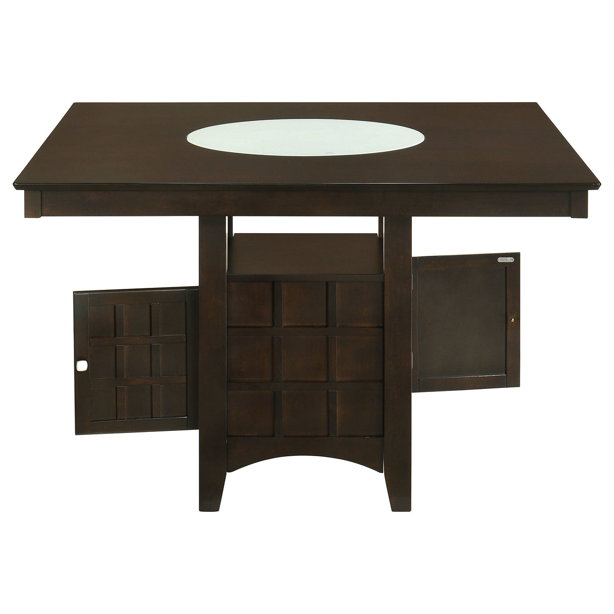 Gabriel Square Counter Height Dining Table Cappuccino