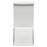 Shawna Upholstered Skirted Dining Chair White (Set of 2)