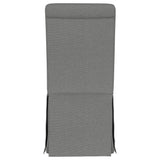 Shawna Upholstered Skirted Dining Chair Gray (Set of 2)