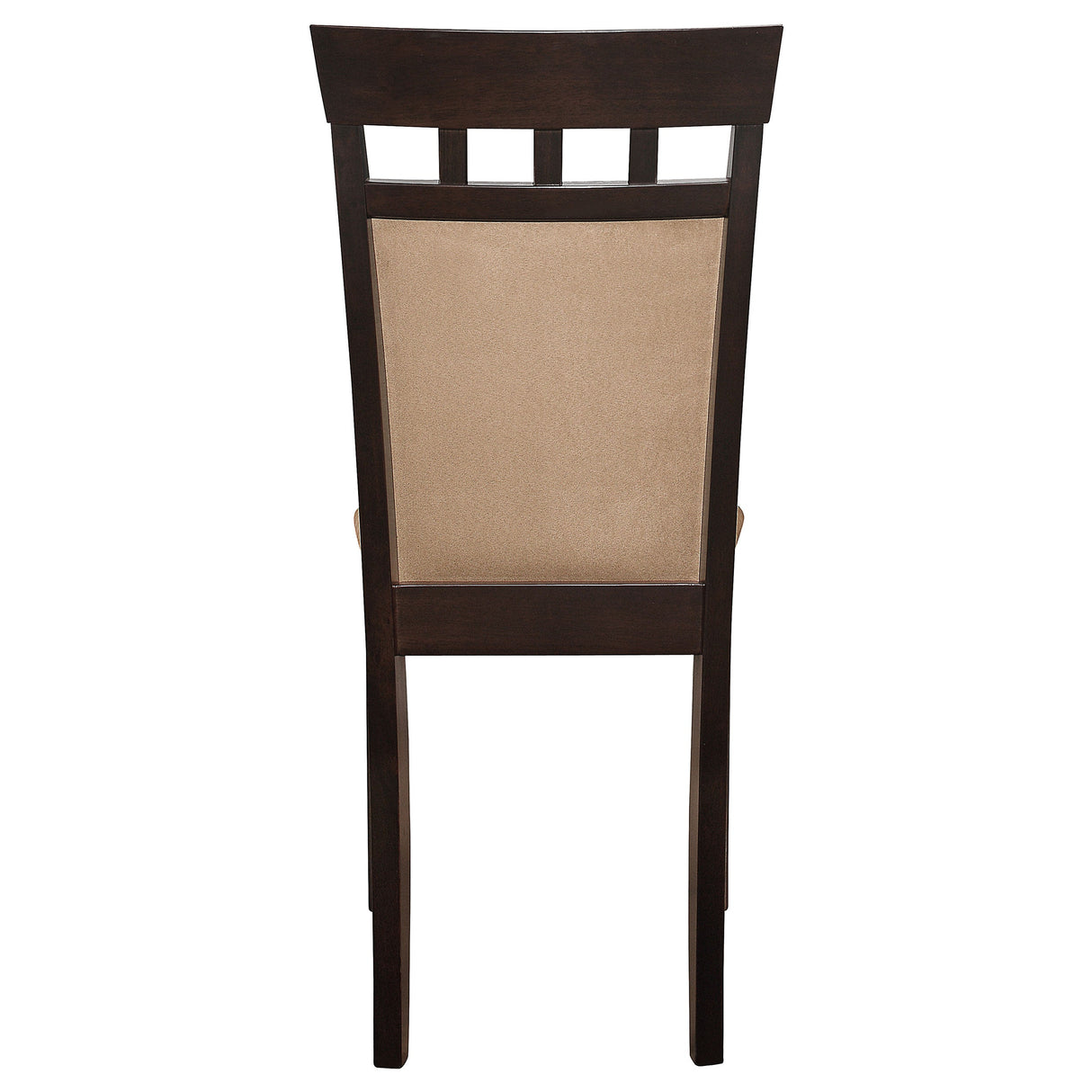 Gabriel Upholstered Side Chairs Cappuccino and Tan (Set of 2)