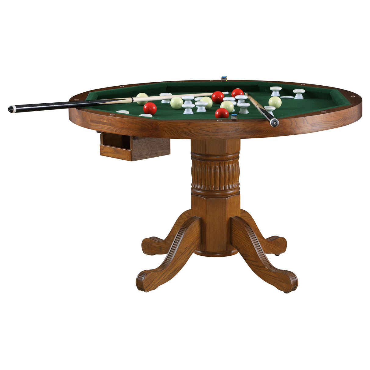 Mitchell  Game Table Set Amber and Brown