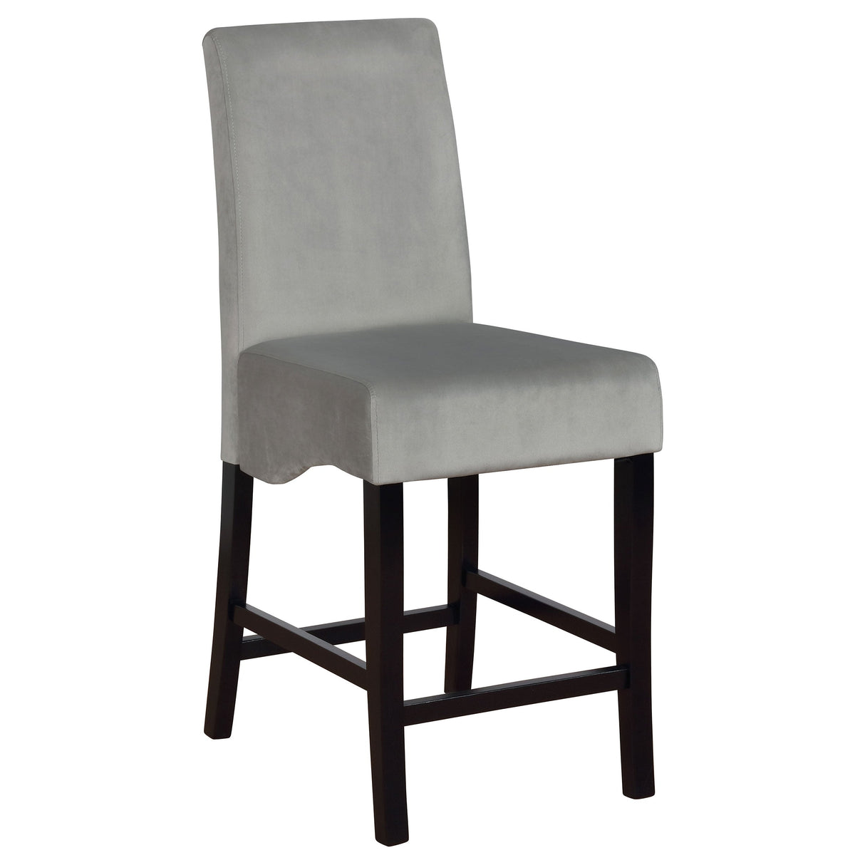 Stanton Upholstered Counter Height Chairs Grey and Black (Set of 2)