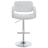 Brandi Adjustable Bar Stool Black and Chrome