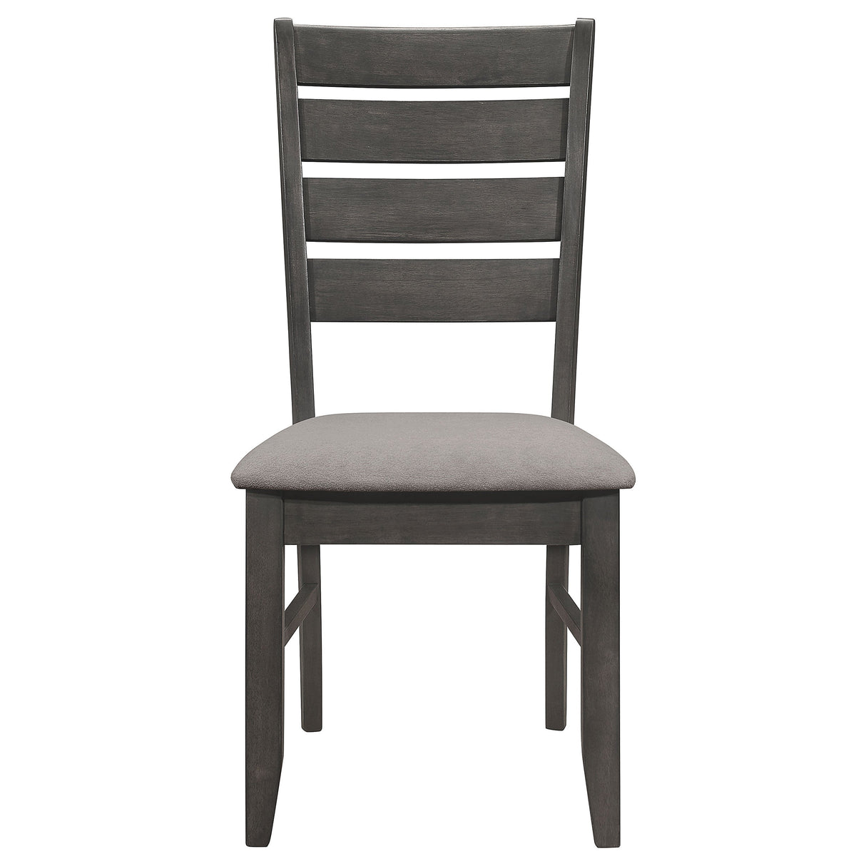 Dalila Ladder Back Side Chair (Set of 2) Grey and Dark Grey