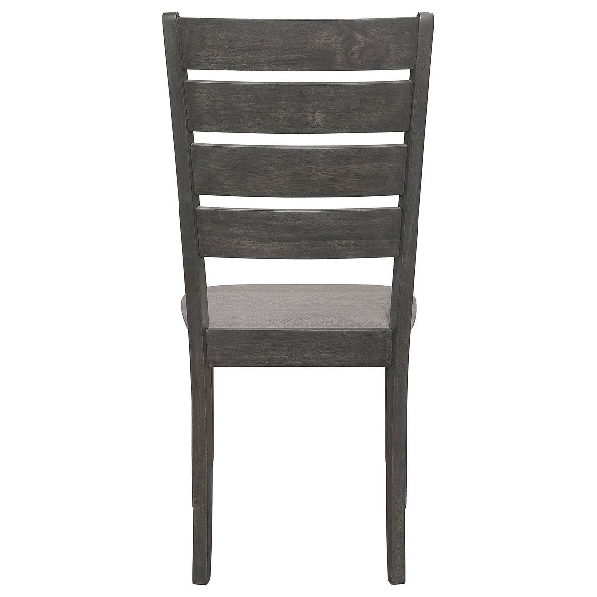 Dalila Ladder Back Side Chair (Set of 2) Grey and Dark Grey