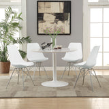 Lowry Round Dining Table White