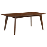 Malone Rectangular Dining Table Dark Walnut