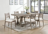 Cornelia  Rectangular Dining Table Set Coastal Grey