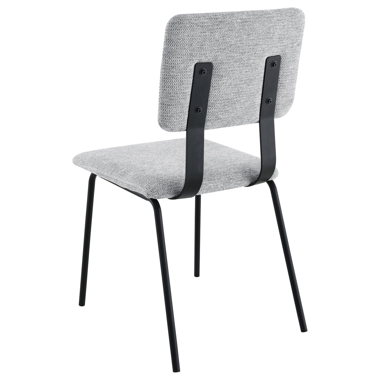 Calla Fabric Upholstered Dining Side Chair Grey (Set of 2)