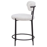 Viola Boucle Upholstered Counter Chair Cream (Set of 2)