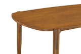 Dortch Oval Solid Wood Dining Table Walnut