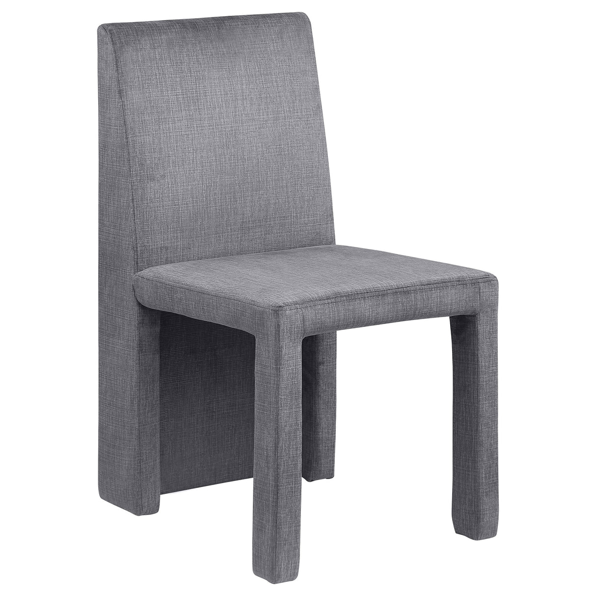 Tordera Velvet Upholstered Dining Side Chair Grey (Set of 2)