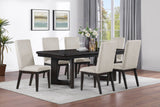 Hathaway  Rectangular Dining Table Set Acacia Brown