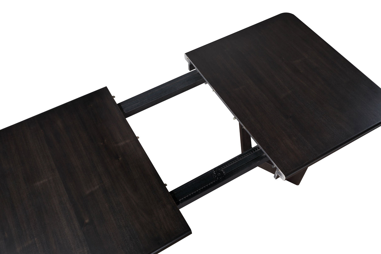 Hathaway  Rectangular Dining Table Set Acacia Brown