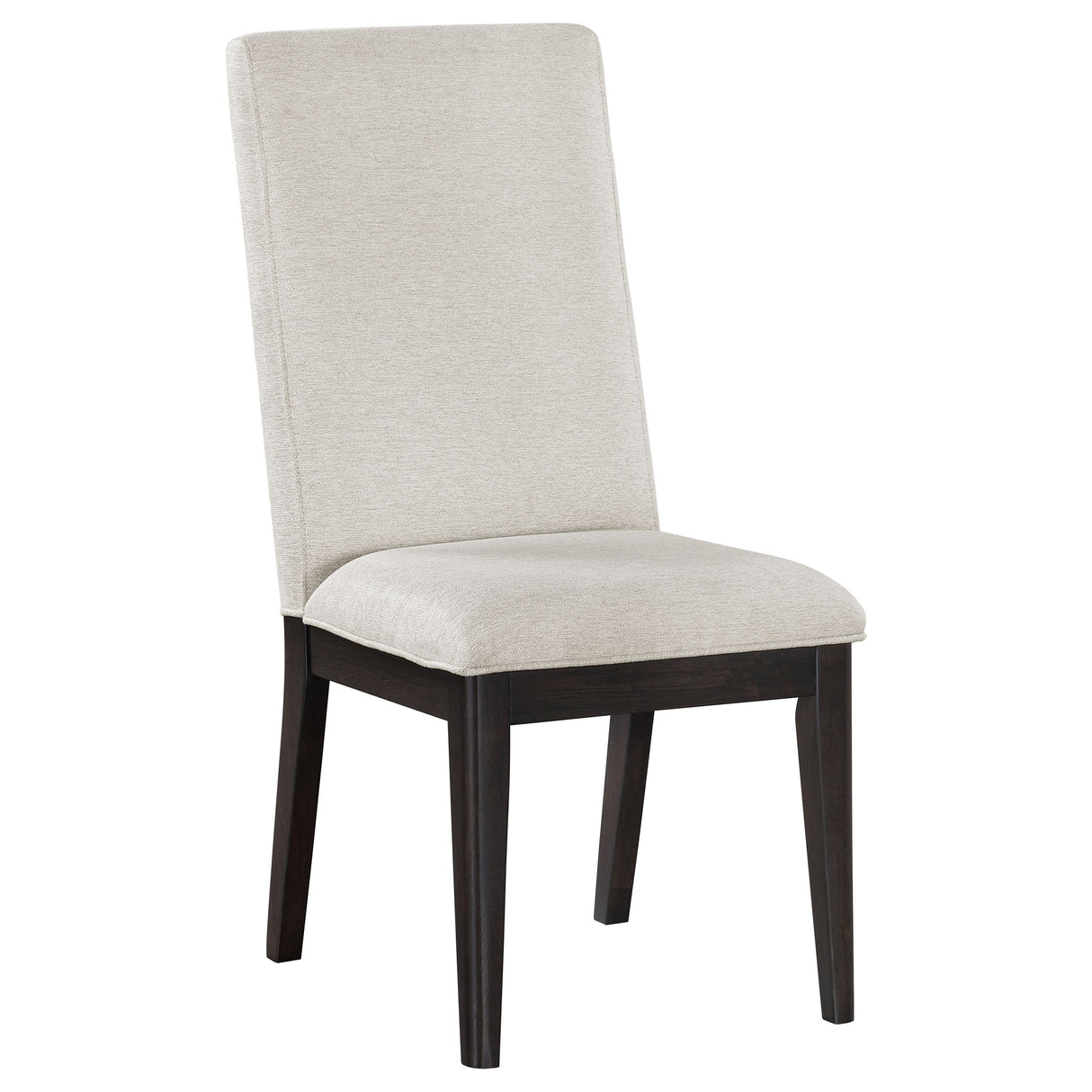 Hathaway Upholstered Dining Side Chair Cream (Set of 2)