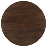 Everton 5-piece Round 53-inch Dining Table Set Dark Walnut