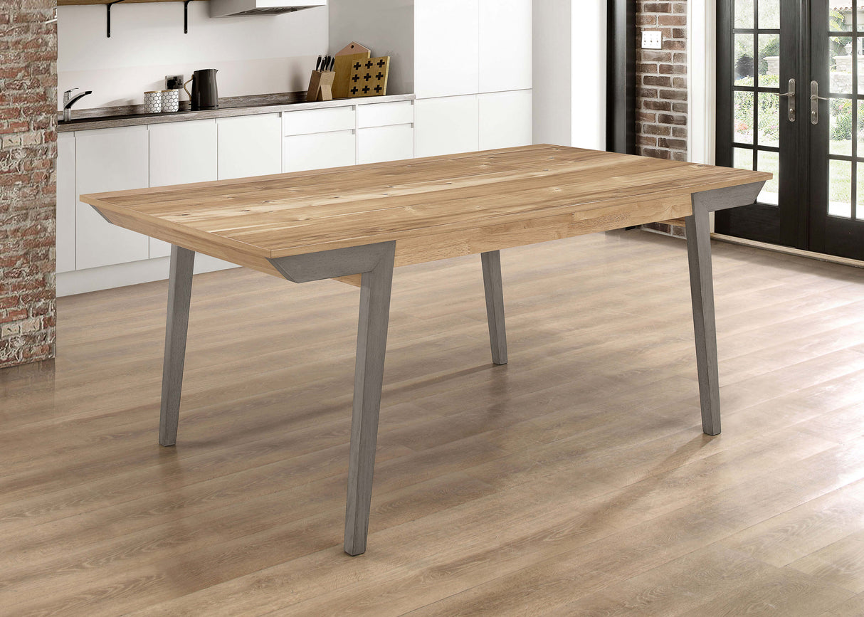 Nogales Wooden Dining Table Acacia and Coastal Grey