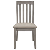 Nogales Slat Back Side Chairs Coastal Grey (Set of 2)