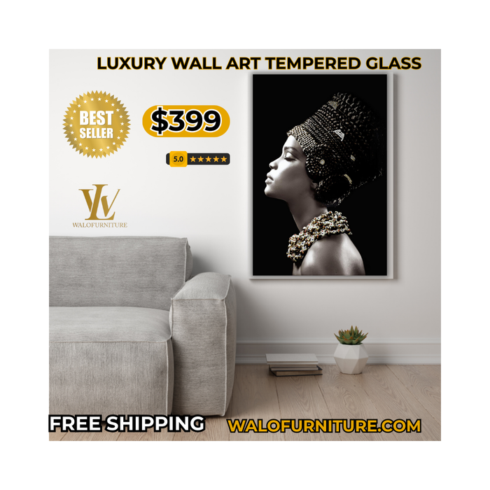 SF1425R emp Glass w/Foil & Rhinestones – Woman Side