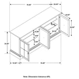 Brockway 4-door Server Barley Brown