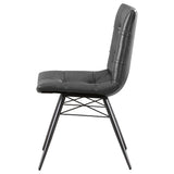 Aiken Tufted Dining Chairs Charcoal (Set of 4)