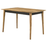 Partridge Rectangular Counter Height Table Natural Sheesham