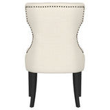 Baney Fabric Upholstered Dining Side Chair Beige and Black