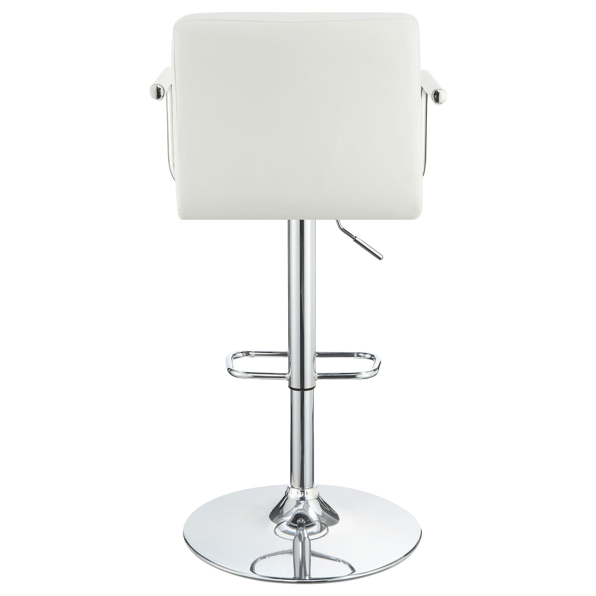 Palomar Adjustable Height Bar Stool Black and Chrome