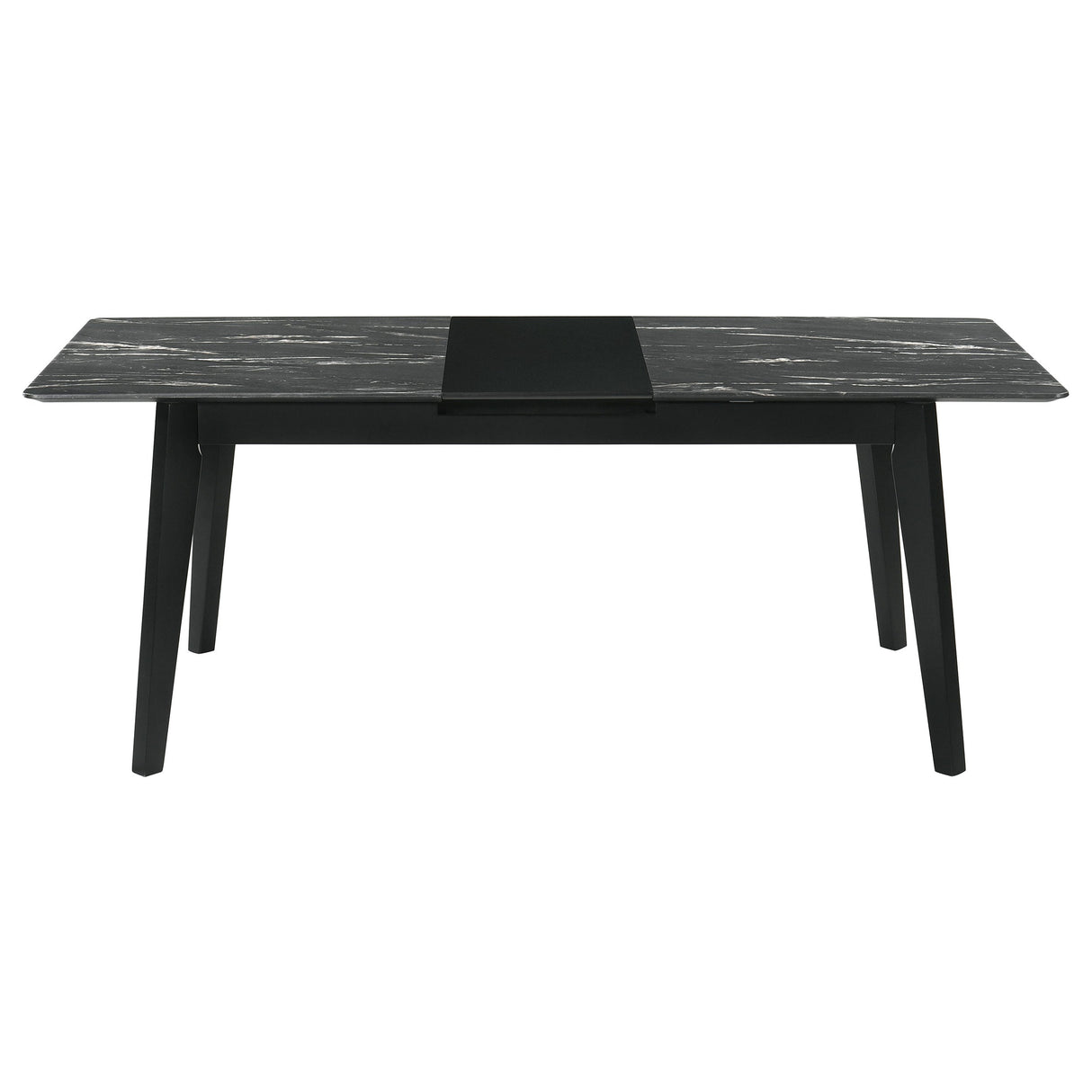 Crestmont  Extension Leaf Dining Table Set Black