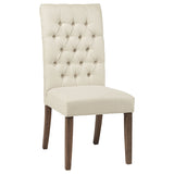 Douglas Tufted Back Dining Chairs Vineyard Oak (Set of 2)