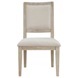 Trofello Cushioned Dining Side Chair White Washed (Set of 2)