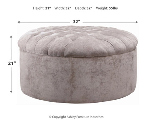 Carnaby Oversized Accent Ottoman - Walo Furniture (Chicago, Illinois)