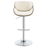 Harris Adjustable Bar Stool Black and Chrome