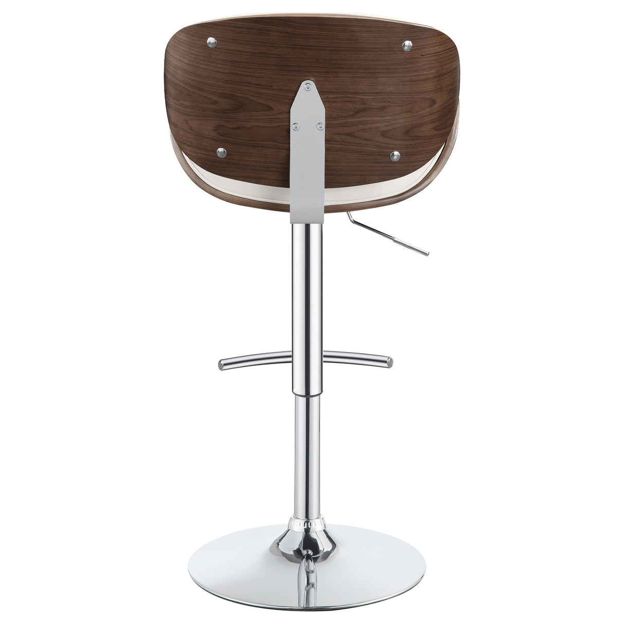 Harris Adjustable Bar Stool Black and Chrome