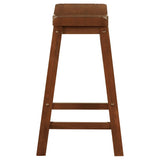 Durant Wooden Bar Stools Chestnut (Set of 2)