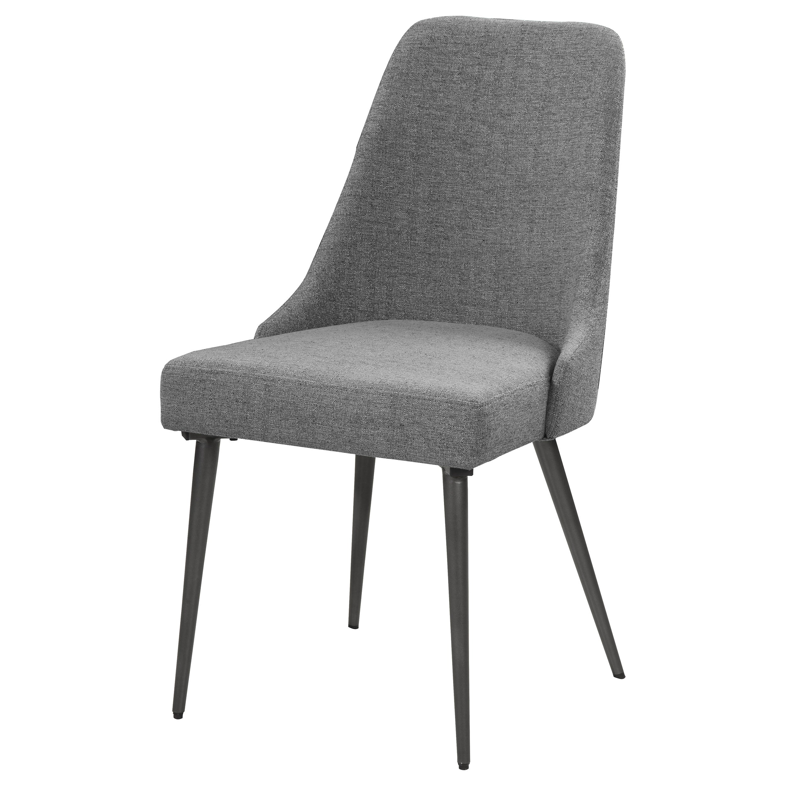 Alan Upholstered Dining Chairs Grey (Set of 2)