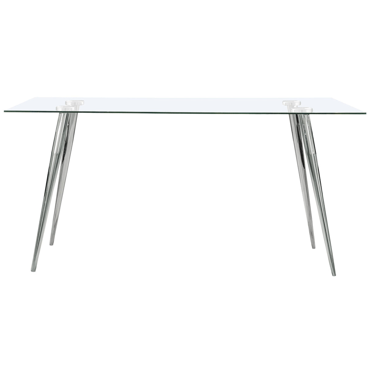 Gilman Rectangle Glass Top Dining Table