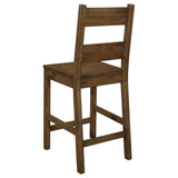 Coleman Counter Height Stools Rustic Golden Brown (Set of 2)