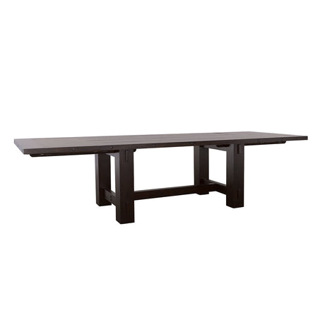 Calandra Rectangle Dining Table with Extension Leaf Vintage Java