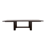 Calandra Rectangle Dining Table with Extension Leaf Vintage Java