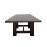 Calandra Rectangle Dining Table with Extension Leaf Vintage Java