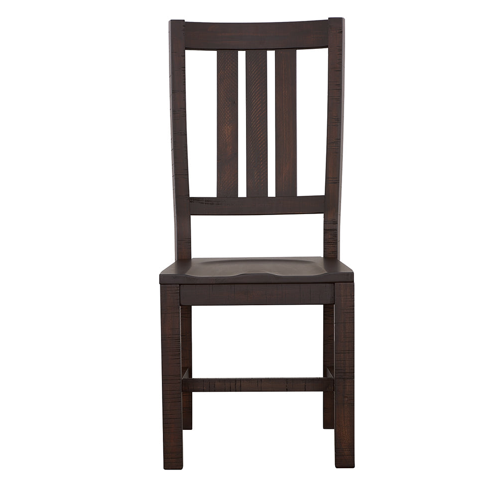 Calandra Slat Back Side Chairs Vintage Java (Set of 2)