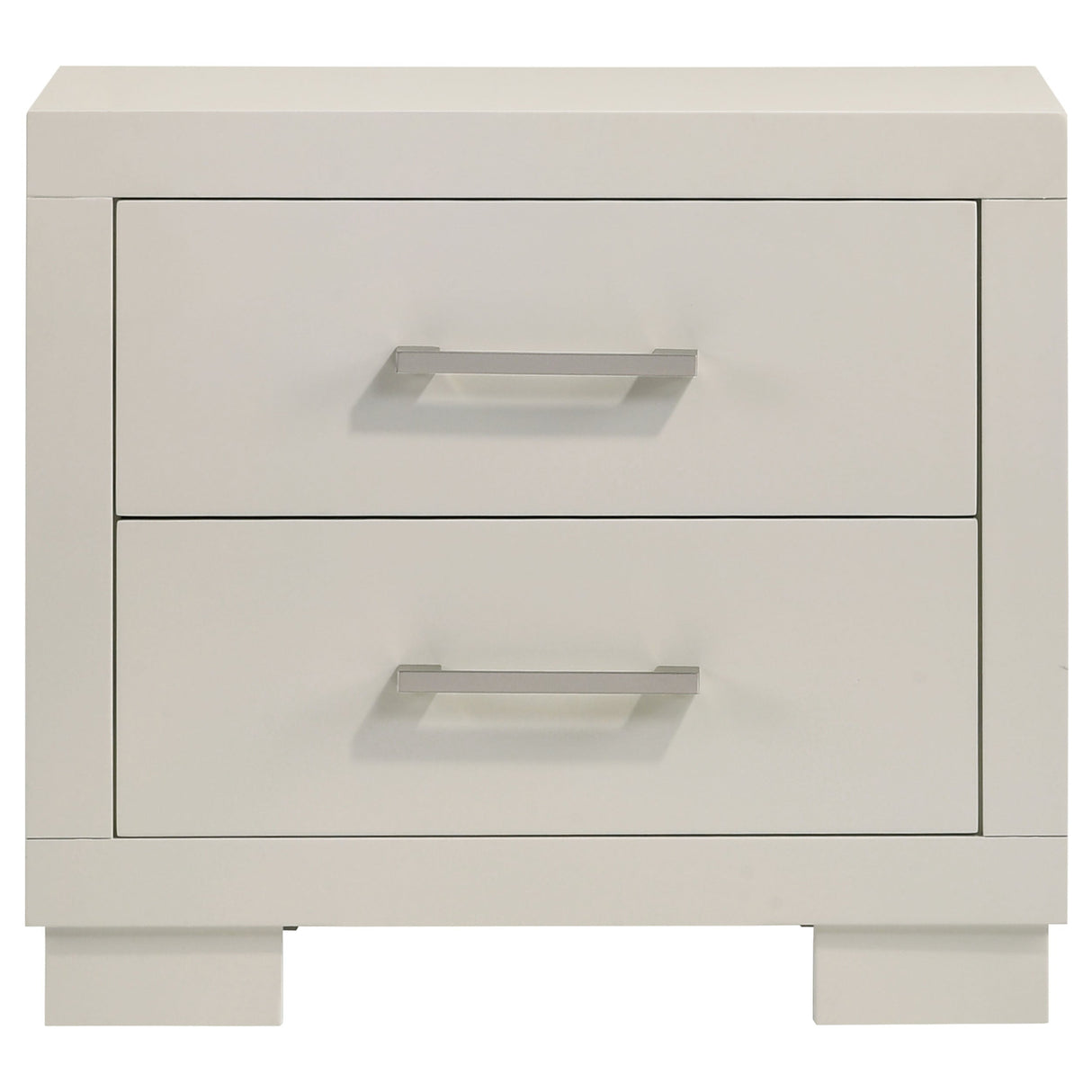 Jessica 2-drawer Nightstand White