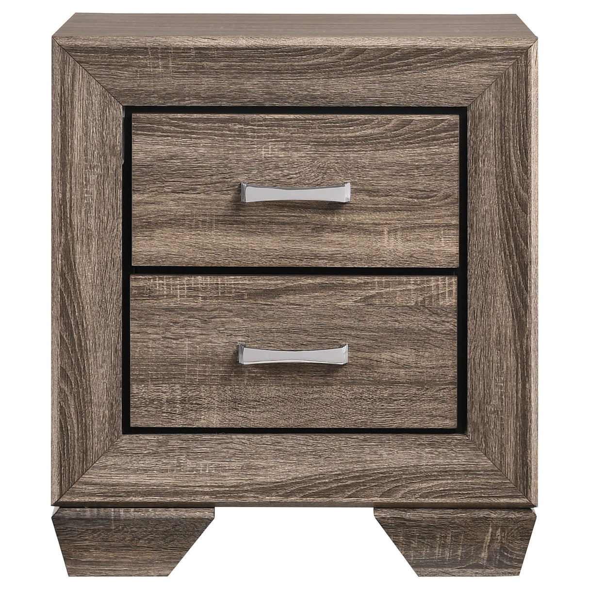 Kauffman 2-drawer Nightstand Washed Taupe